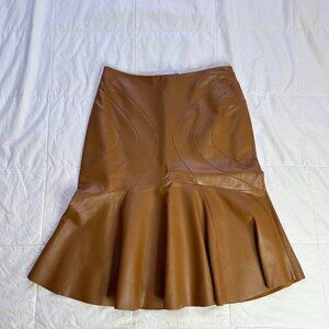 Vintage leather skirt